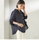 〈手洗い可能〉IMPERIAL LINEN 混 バンドカラー スキッパー シャツ