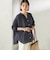〈手洗い可能〉IMPERIAL LINEN 混 バンドカラー スキッパー シャツ