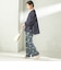 〈手洗い可能〉IMPERIAL LINEN 混 バンドカラー スキッパー シャツ