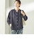 〈手洗い可能〉IMPERIAL LINEN 混 バンドカラー スキッパー シャツ