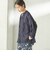 〈手洗い可能〉IMPERIAL LINEN 混 バンドカラー スキッパー シャツ