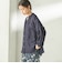 〈手洗い可能〉IMPERIAL LINEN 混 バンドカラー スキッパー シャツ