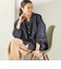 〈手洗い可能〉IMPERIAL LINEN 混 バンドカラー スキッパー シャツ