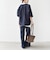 〈手洗い可能〉IMPERIAL LINEN 混 バンドカラー スキッパー シャツ