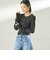 堀田茜×SHIPS:〈手洗い可能〉アイレット ニット カーディガン