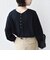 【WEB限定】〈手洗い可能〉ウェーブ クレープ ヘンリー 2WAY プルオーバー