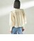 堀田茜×SHIPS:〈接触冷感/撥水/洗濯機可能〉TEXBRID(R) ギャザー ブラウス