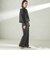 堀田茜×SHIPS:〈手洗い可能〉ダブルクロス ベルト 付き パンツ
