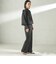 堀田茜×SHIPS:〈手洗い可能〉ダブルクロス ベルト 付き パンツ