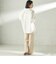 堀田茜×SHIPS:〈手洗い可能〉ダブルクロス ベルト 付き パンツ