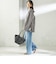 BEAURE: ロング ハンドル 2WAY トート バッグ