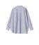 SHIPS Primary Navy Label:コットン タイプライター ビッグ シャツ （ライム/パープル）