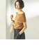 〈手洗い可能〉綿 ポリエステル 配色 2WAY 半袖 ニット