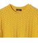 SHIPS Primary Navy Label:〈手洗い可能〉柄編み 5分袖 プルオーバー