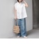 SHIPS Colors:〈洗濯機可能〉ユーロリネン (EURO Linen) フレンチスリーブ ビッグ シャツ◇