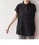 SHIPS Colors:〈洗濯機可能〉ユーロリネン (EURO Linen) フレンチスリーブ ビッグ シャツ◇