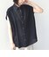 SHIPS Colors:〈洗濯機可能〉ユーロリネン (EURO Linen) フレンチスリーブ ビッグ シャツ◇