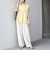 SHIPS Colors:〈洗濯機可能〉ユーロリネン (EURO Linen) フレンチスリーブ ビッグ シャツ◇