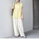 SHIPS Colors:〈洗濯機可能〉ユーロリネン (EURO Linen) フレンチスリーブ ビッグ シャツ◇