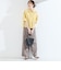 SHIPS Colors:〈洗濯機可能〉ユーロリネン (EURO Linen) ボクシー パフスリーブ シャツ◇