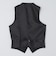 SHIPS: LORO PIANA FABRIC オーストラリス 無地 ベスト