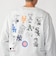 【WEB限定】SHIPS: VINTAGE PEANUTS×MLB プリント クルーネック スウェット