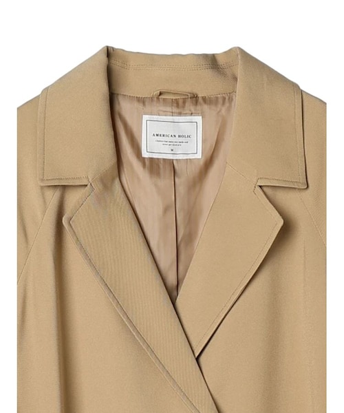 花粉防止Wボタントレンチコート｜アースミュージックアンド