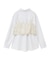 SET2点 ロングシャツ+リボンビスチェ