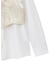 SET2点 ロングシャツ+リボンビスチェ