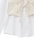 SET2点 ロングシャツ+リボンビスチェ