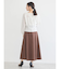 ラメストライプリボンブラウス