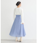シアーチェックスカート