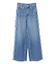 ワイドフリンジデニムパンツ