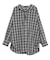フーディーチェックシャツ