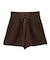 バックレースアップショートパンツ
