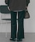 ヌバック調ベイカーフレアパンツ