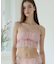 【EFカップ】girly frill tulle  ブラ＆ショーツ