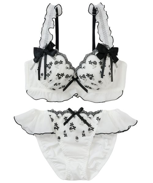 ⭐︎値下げ中⭐︎シーボン フェイシャリスト 2点セット Rosette Ribbon ブラ＆ショーツ ナイスフィットシリーズ｜パリーゼの