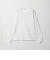 <UNITED ARROWS>SARROWS オーガニックコットン クルーネック ロングスリーブ Tシャツ