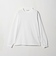 <UNITED ARROWS>SARROWS オーガニックコットン クルーネック ロングスリーブ Tシャツ