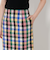 <UNITED ARROWS>チェック タイトマキシ スカート