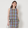 <UNITED ARROWS>チェック タイトマキシ スカート