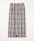 <UNITED ARROWS>チェック タイトマキシ スカート