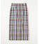 <UNITED ARROWS>チェック タイトマキシ スカート