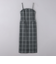 <UNITED ARROWS>チェック キャミワンピース