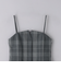 <UNITED ARROWS>チェック キャミワンピース