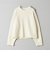 <BEAUTY&YOUTH UNITED ARROWS>ウールカシミヤ アクアラグランクルーネックニット