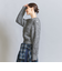 <BEAUTY&YOUTH UNITED ARROWS>透かし編み クルーネック ニットプルオーバー