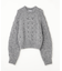 <BEAUTY&YOUTH UNITED ARROWS>透かし編み クルーネック ニットプルオーバー