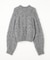 <BEAUTY&YOUTH UNITED ARROWS>透かし編み クルーネック ニットプルオーバー